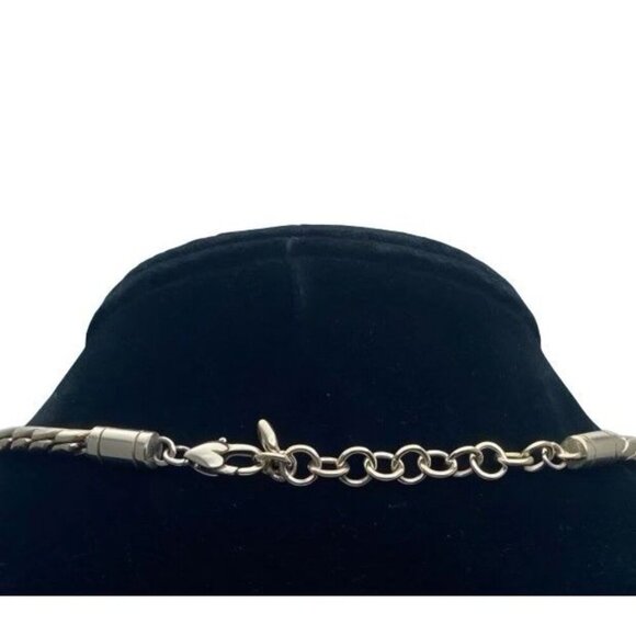 Brighton Silver-Tone Heart Pendant Necklace 1pc 63.2g - Picture 4 of 4